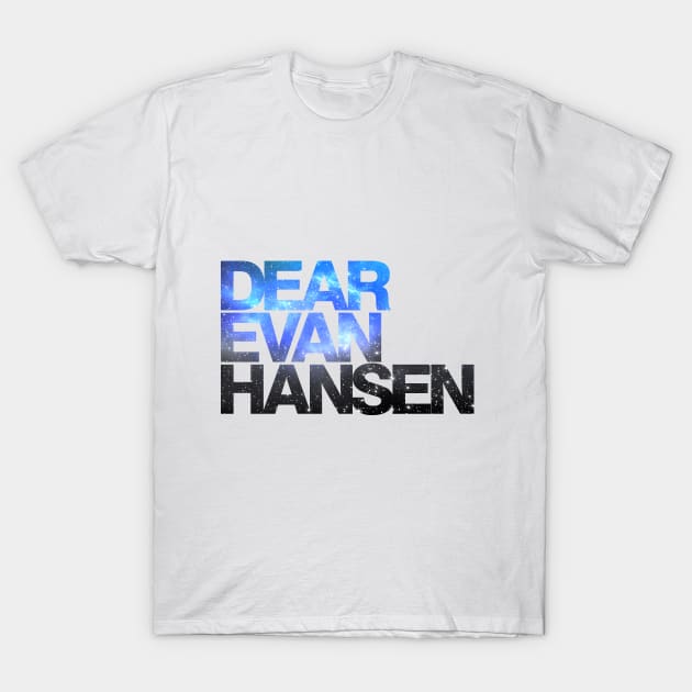 Dear Evan Hansen | Galaxy T-Shirt by planetary